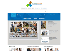 Tablet Screenshot of careersourcesouthwestflorida.com